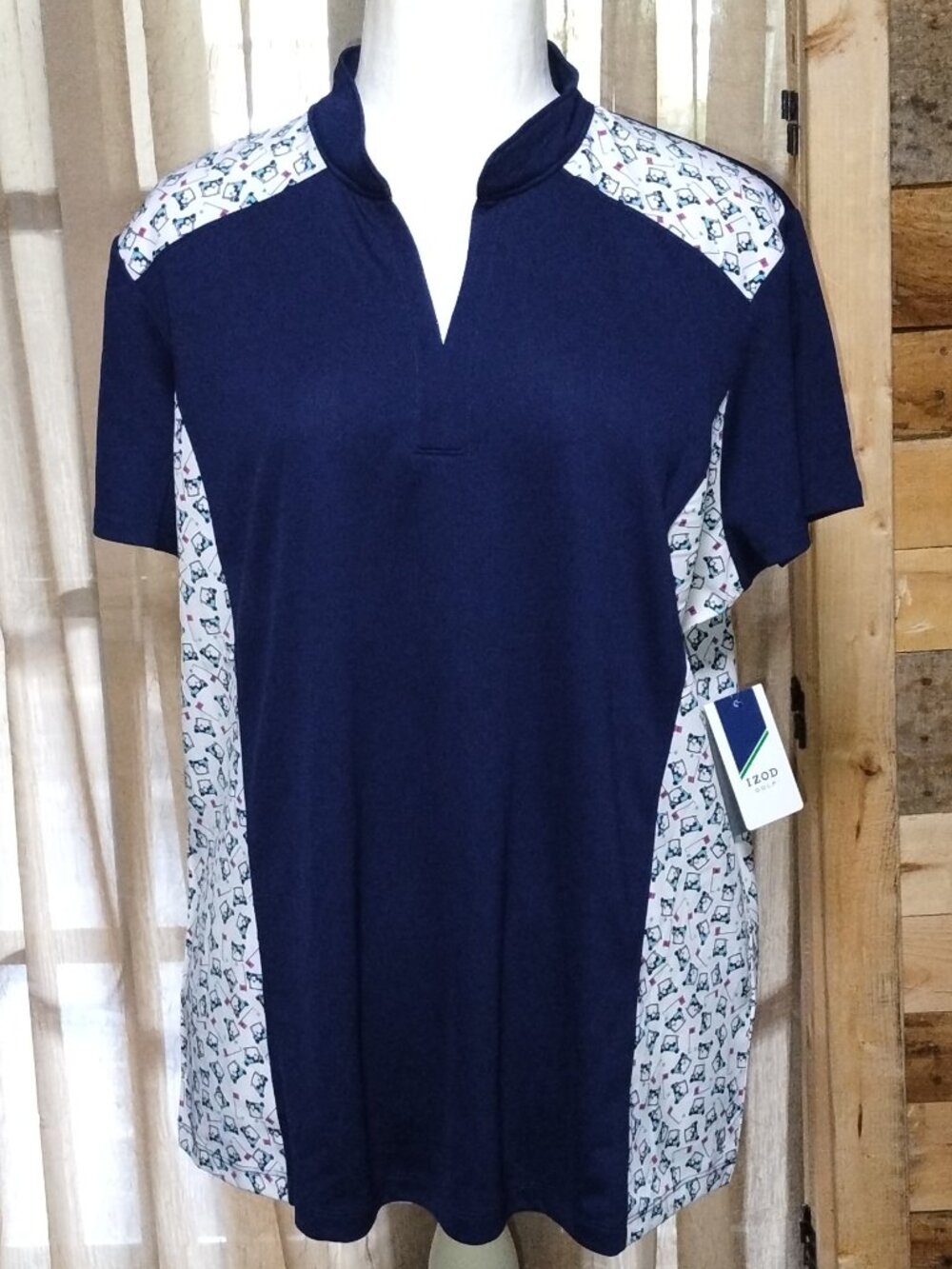 Women's IZOD Golf Shirt. Size XXL/TTG. Retail $60.00. Super Cute! NWT.